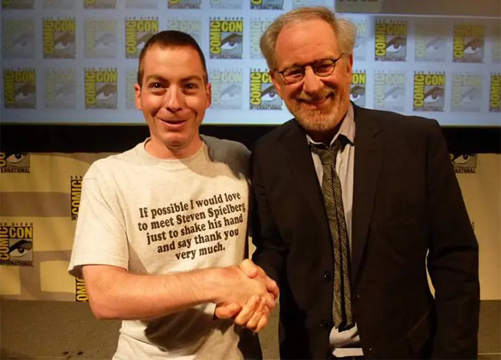 Handshakes With His Hero