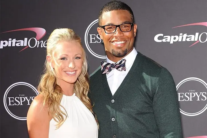 New York Giants’ Golden Tate & Business Director Elise Pollard