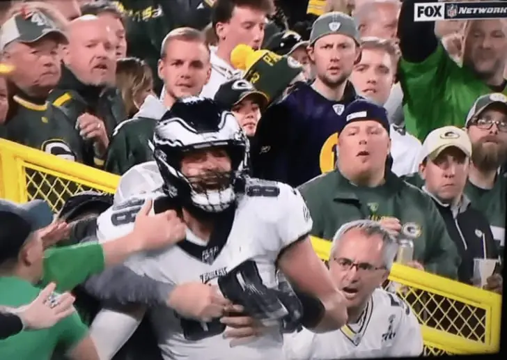 Leap into the Lambeau Stands