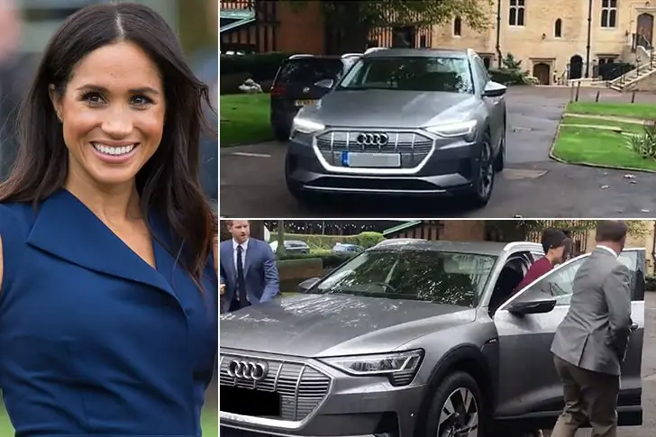 MEGHAN MARKLE – AUDI E-TRON 55