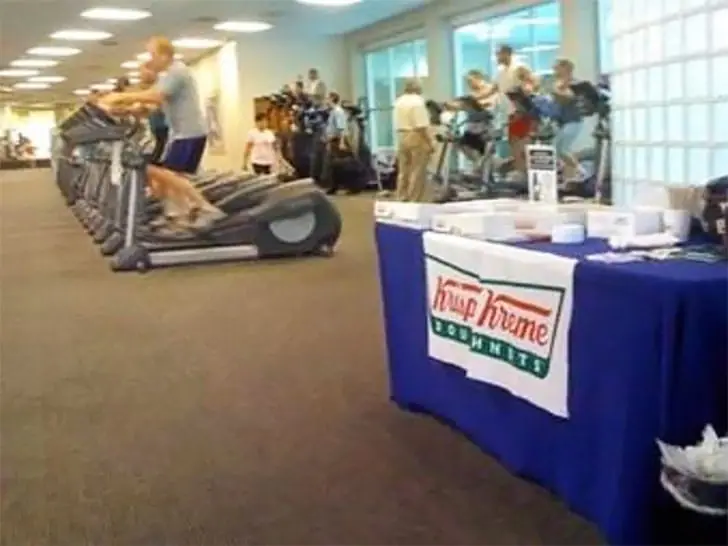 Donuts Meet Treadmill Runners