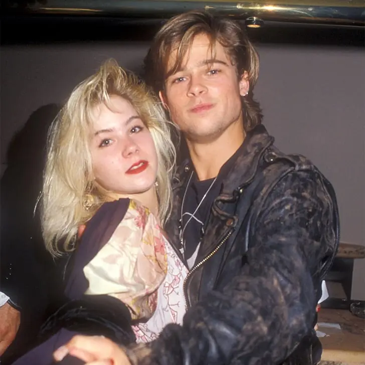 A Lovestruck Christina Applegate & Brad Pitt In 1988