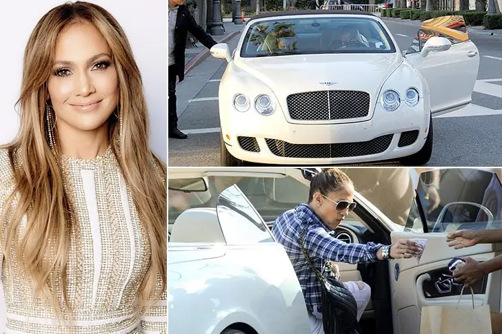 JENNIFER LOPEZ – BENTLEY CONTINENTAL GTC, ESTIMÉE À ENVIRON 250 000 DOLLARS