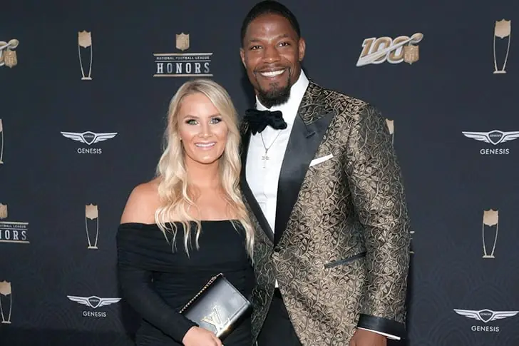 Arizona Cardinals’ David Johnson & Nurse Meghan Brock