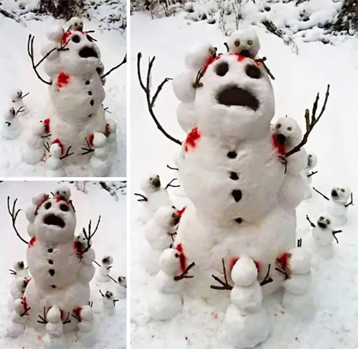 Zombie Snowman Showdown