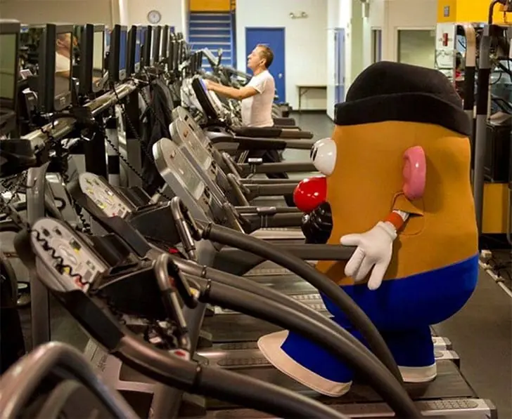 Potato Head Hits the Treadmill