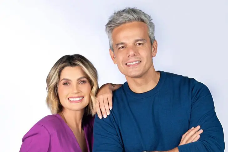 Otaviano Costa (49) e Flávia Alessandra (47) – 15 anos de casamento, um filho
