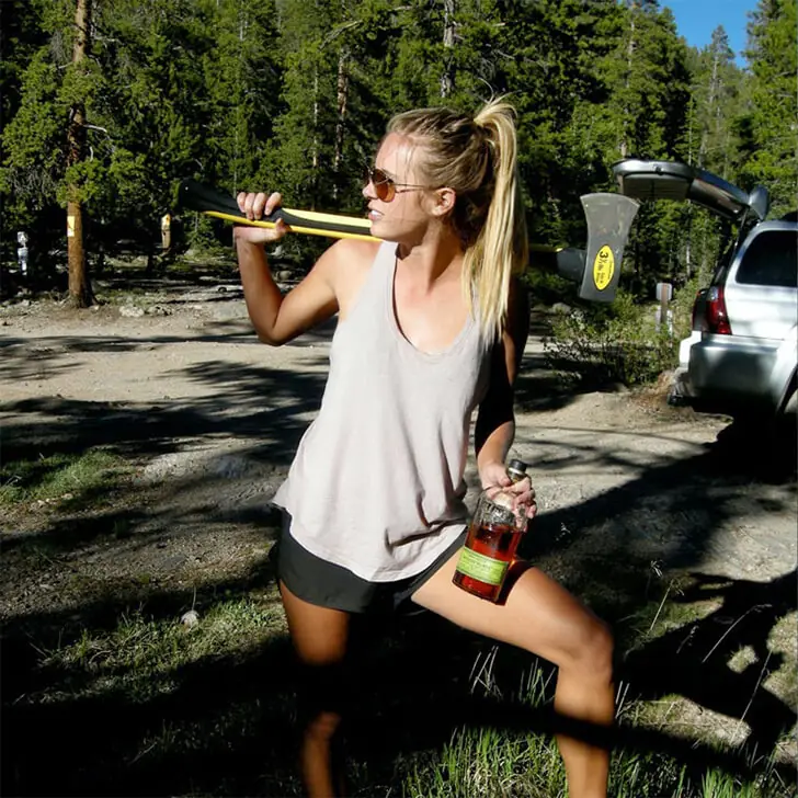Chop Wood, Sip Bourbon, Repeat