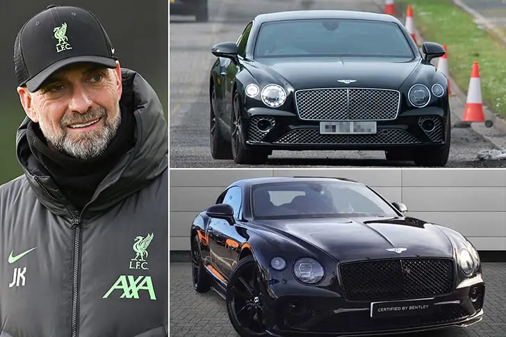Jürgen Klopp: Bentley Continental GT, 230.000 Euro