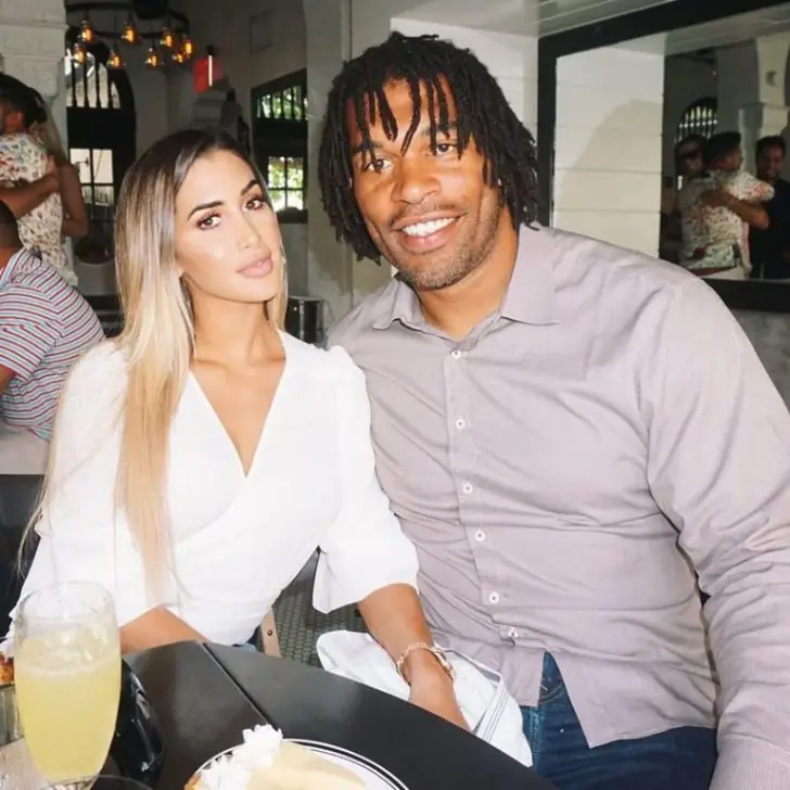 Julius Peppers and Claudia Sampedro