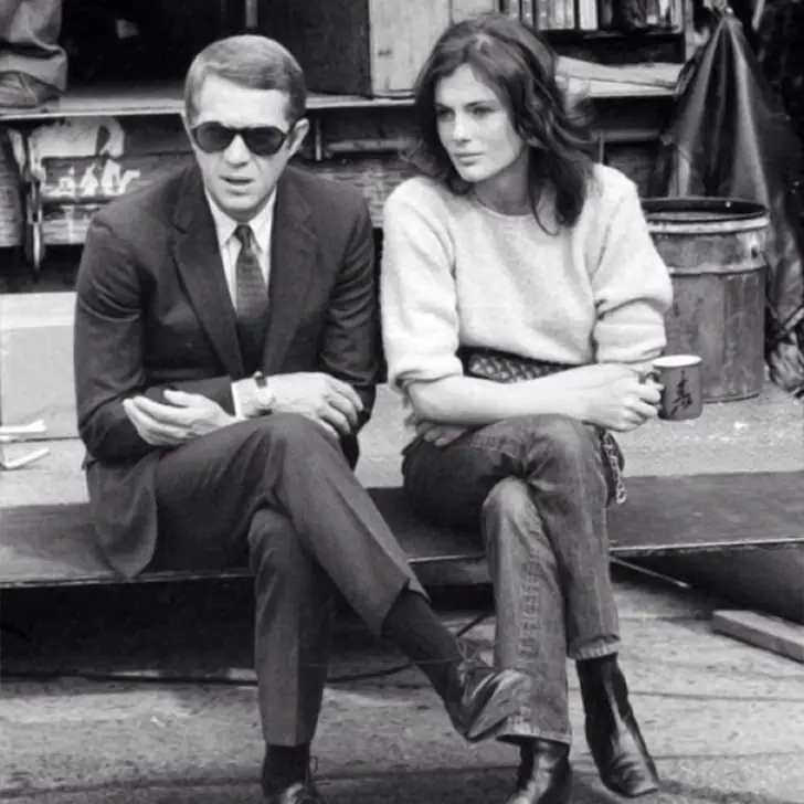 Steve McQueen & Jacqueline Bisset Chilling On The Set Of Bullitt In 1968