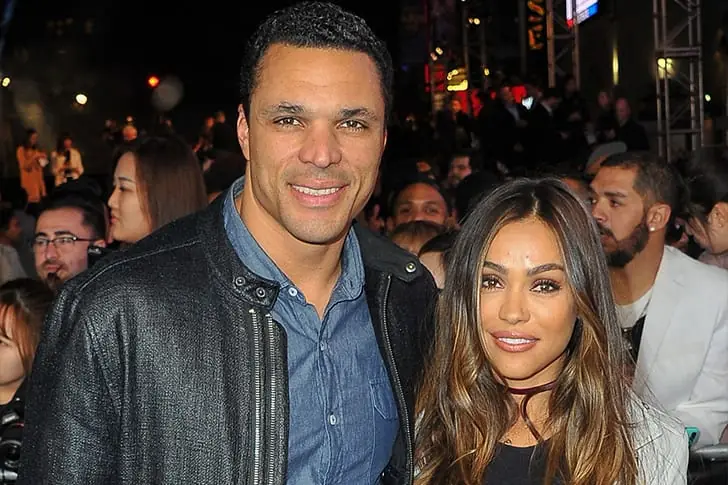 Atlanta Falcons’ Tony Gonzalez & TV Personality October Gonzalez