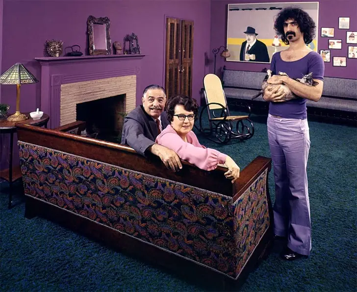 Frank Zappa At Home With His “Square” Folks In 1970