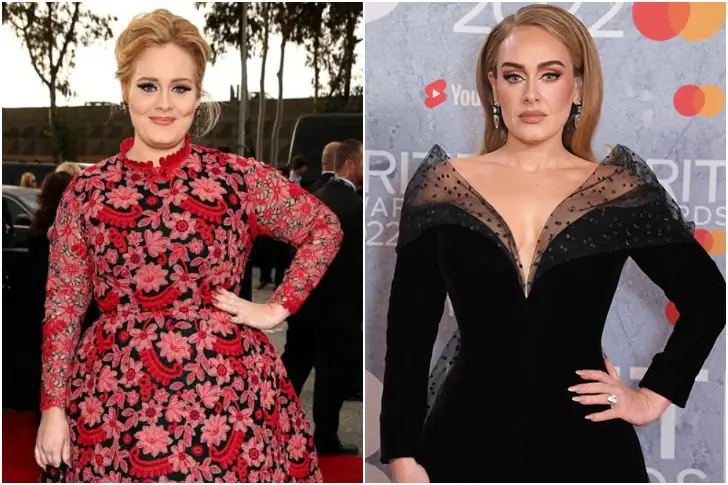 Adele (33 anos) – 45 Kg