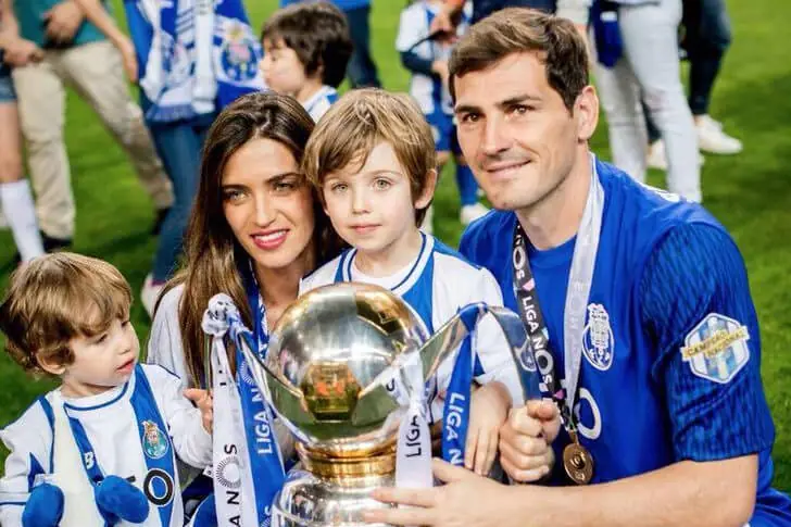 Lucas y Martín Casillas Carbonero, descendientes de Sara Carbonero