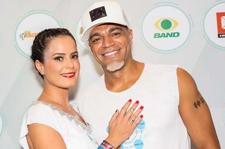 Denílson (44) e Luciele di Camargo – 13 anos de casamento