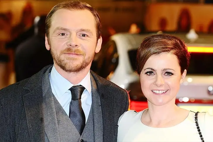 Simon Pegg and Maureen McCann – Together For 16 Years
