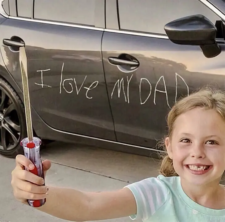 Daddy’s Lil’ Mechanic-in-Training