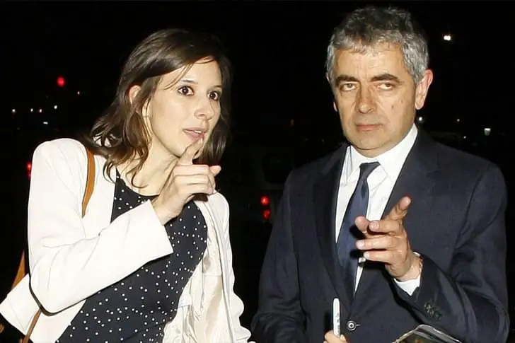 Rowan Atkinson and Louise Ford – Together For 7 Years