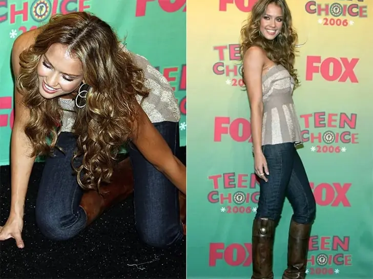 Jessica Alba’s Boot Blunder