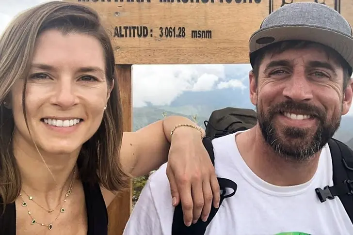 Green Bay Packers’ Aaron Rodgers & NASCAR Driver Danica Patrick