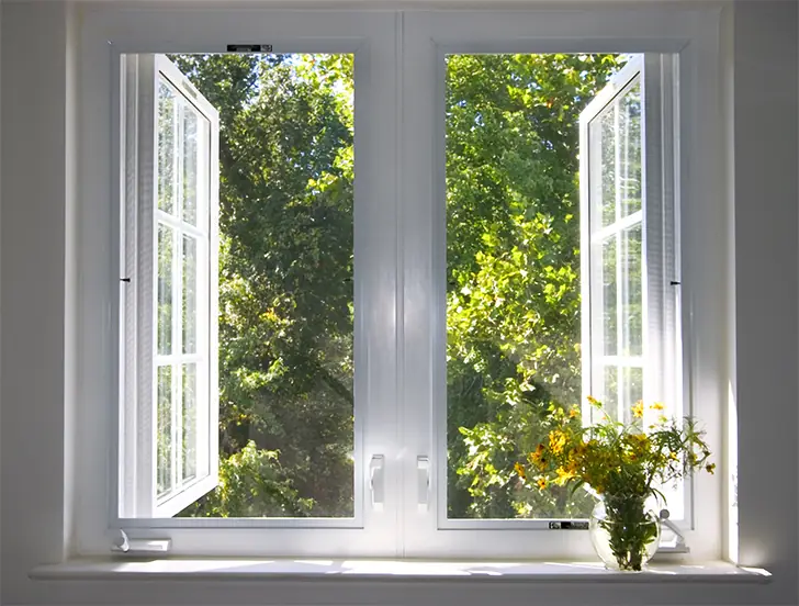 Der Blick durch das Fenster