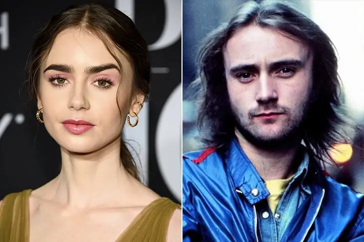 Phil Collins és Lily Collins