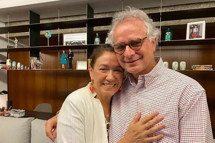 Lilia Cabral (64) e Iwan Figueiredo (72) – 26 anos de casamento, uma filha