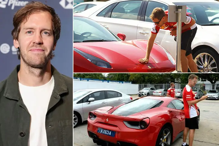 Sebastian Vettel: Ferrari 488 GTB, 210.000 Euro