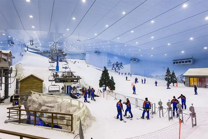 Wintersport in der Wüste