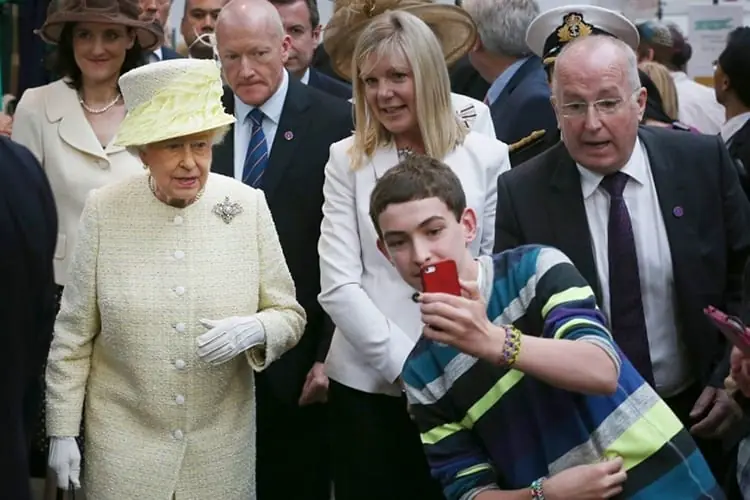 Ein Selfie mit der Queen