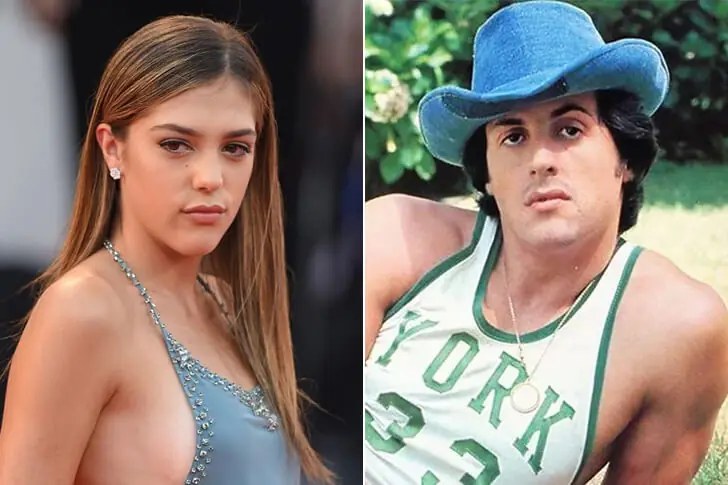 Sistine Stallone és Sylvester Stallone