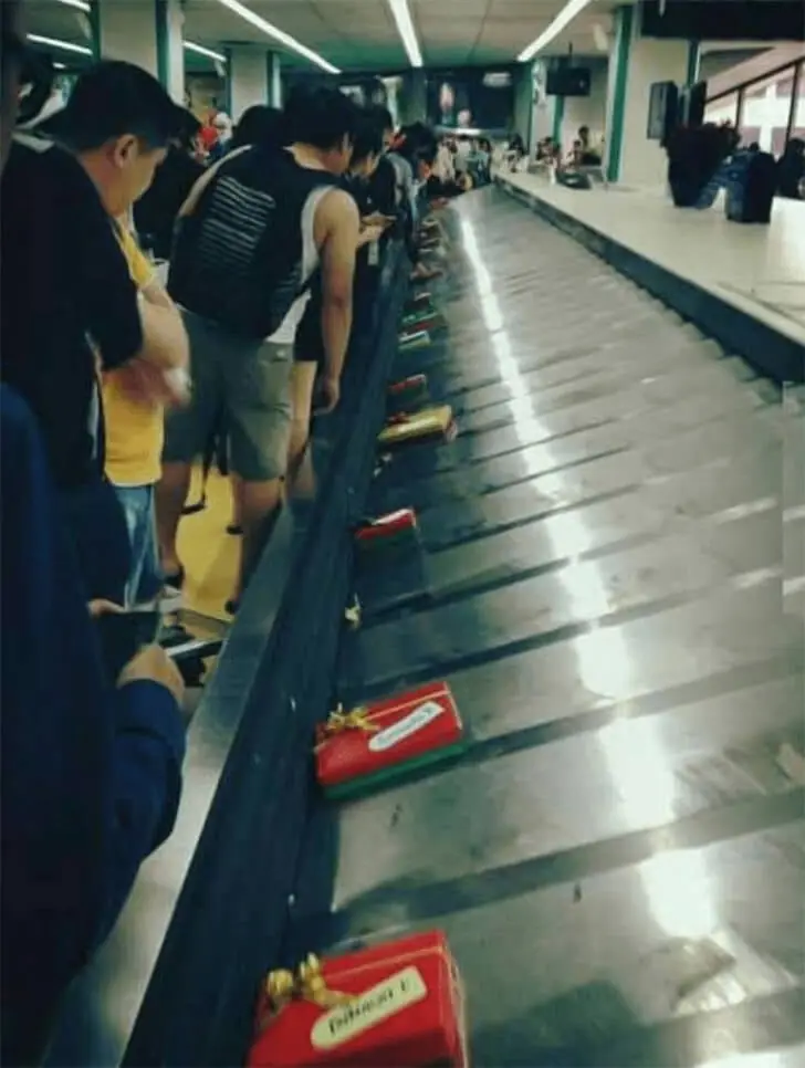 Secret Santa Surprises Passengers