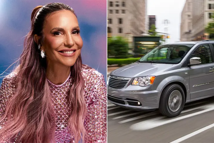 Ivete Sangalo – Chrysler Town & Country – Valor Médio R$200 mil