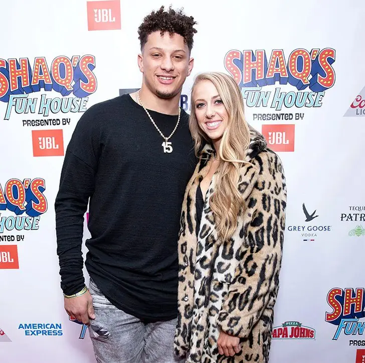 Patrick Mahomes and Brittany Matthews