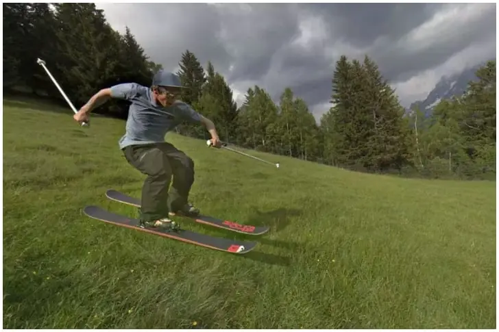 Verirrter Wintersportler?