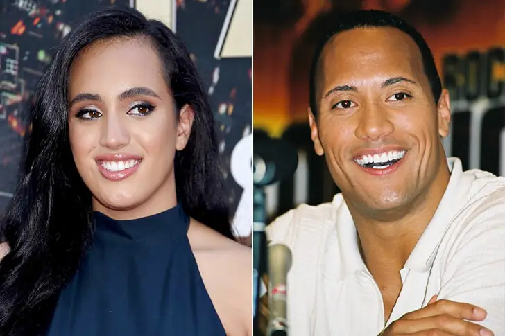 Simone Alexandra Johnson és Dwayne “The Rock” Johnson