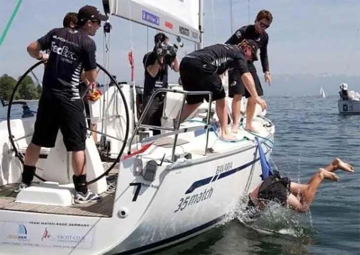 Professional Sailing Meets Wardrobe Malfunction