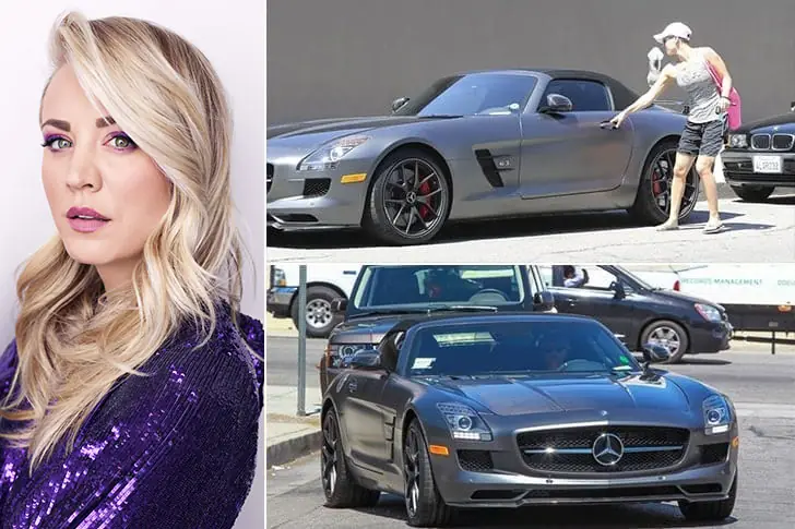 Kaley Cuoco – Mercedes-Benz SLS AMG GT, Estimated $180K