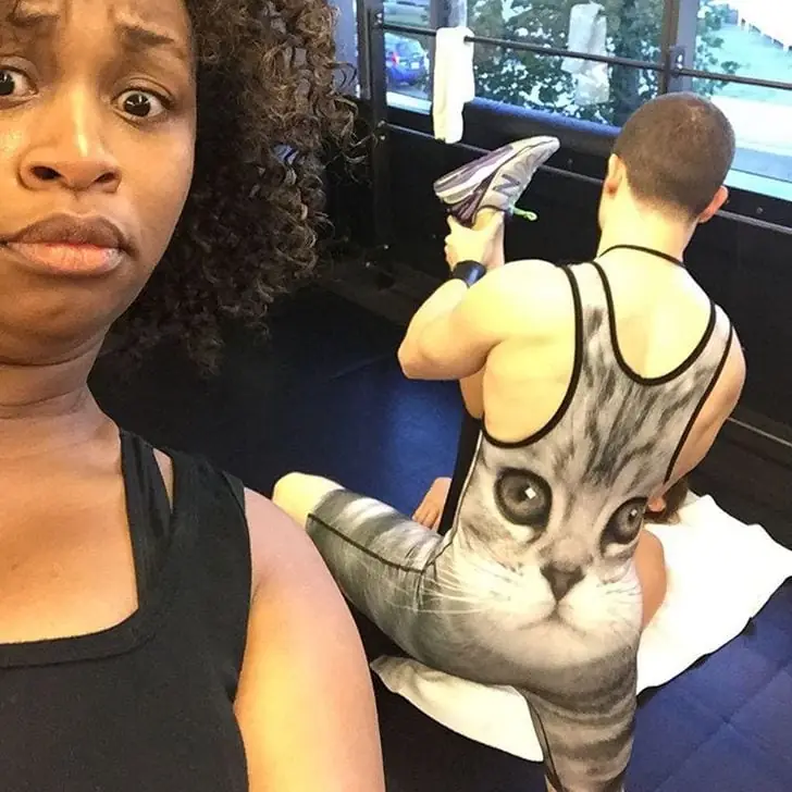 Cat Tights Turn Heads