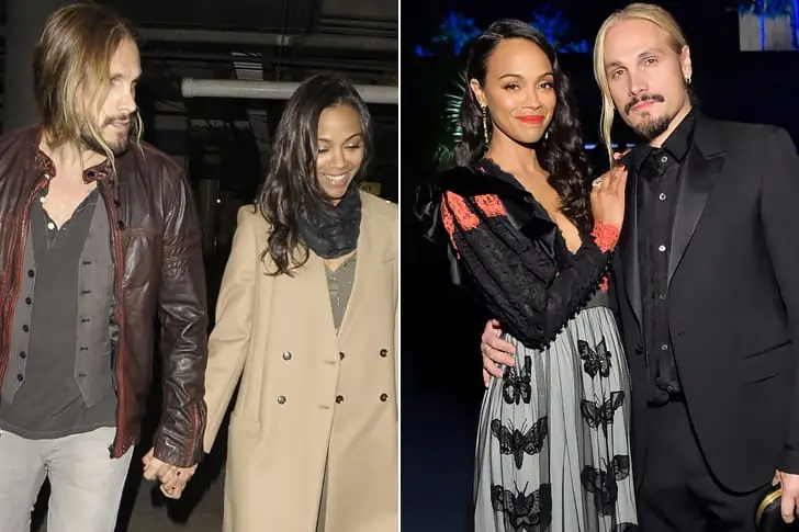 Zoe Saldana and Marco Perego | 8 Years